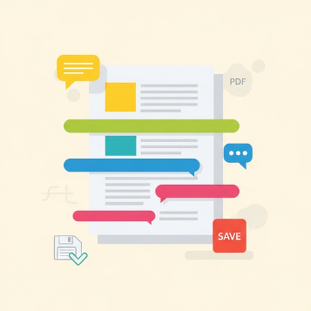 PDF 파일 본문에 하이라이트 형광펜 표시하고 저장하는 무료 방법