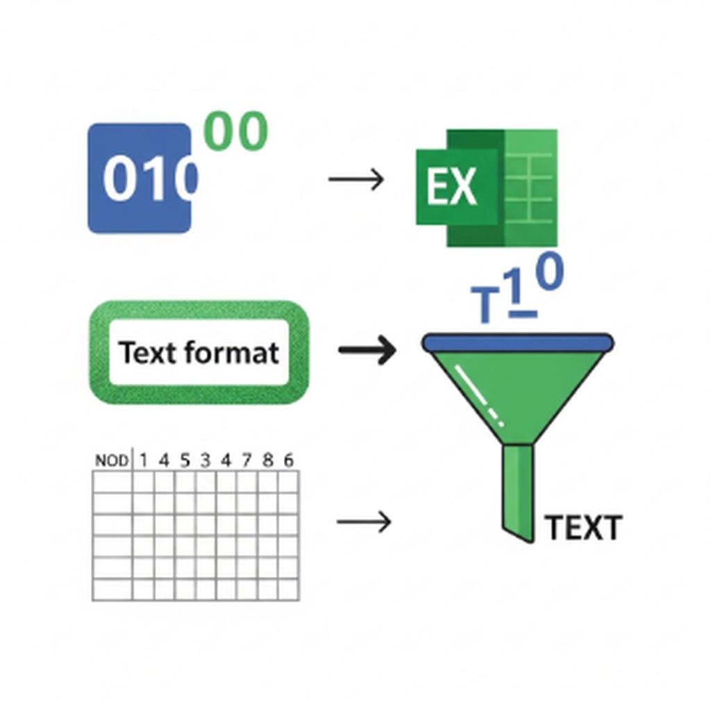 엑셀 숫자 앞에 0 표시 및 사라진 숫자 복구하는 완벽 방법