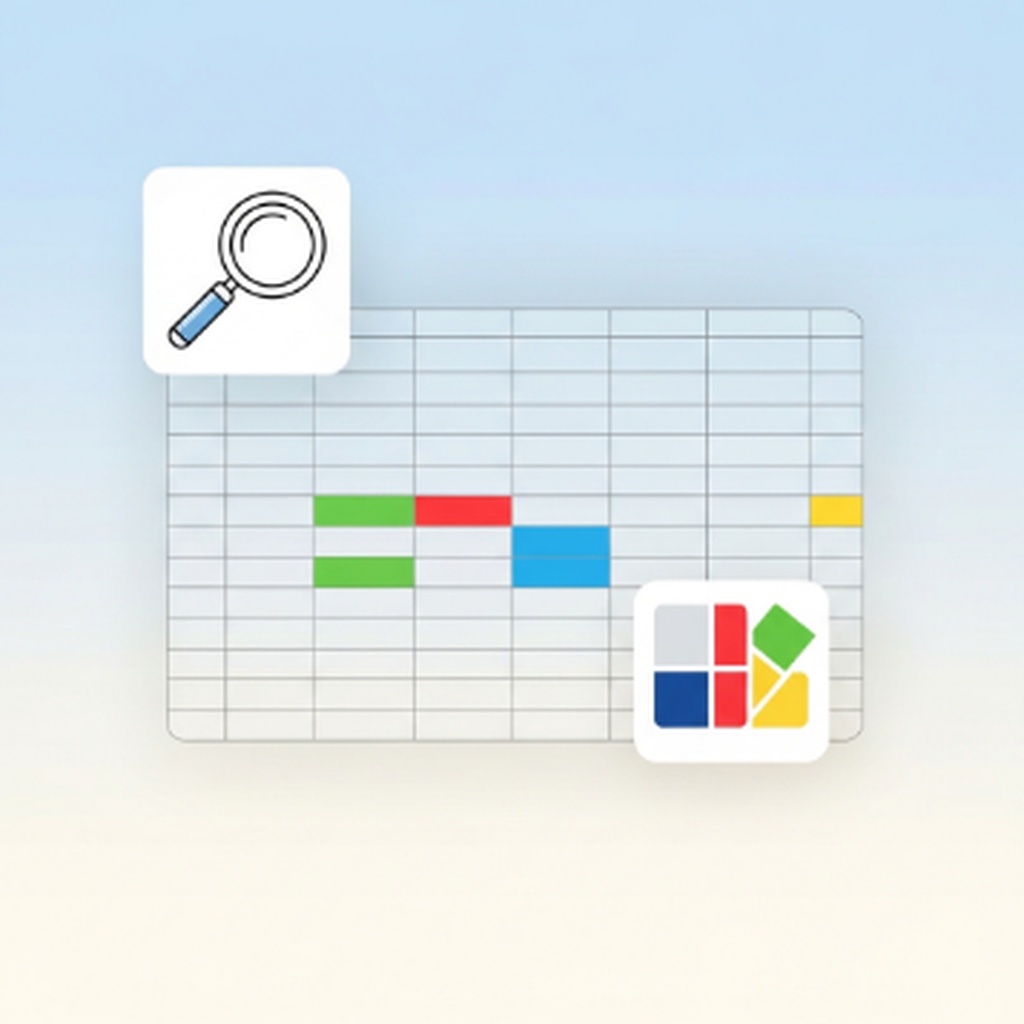 엑셀에서 특정 단어만 찾아서 한꺼번에 다른 색으로 바꾸는 법