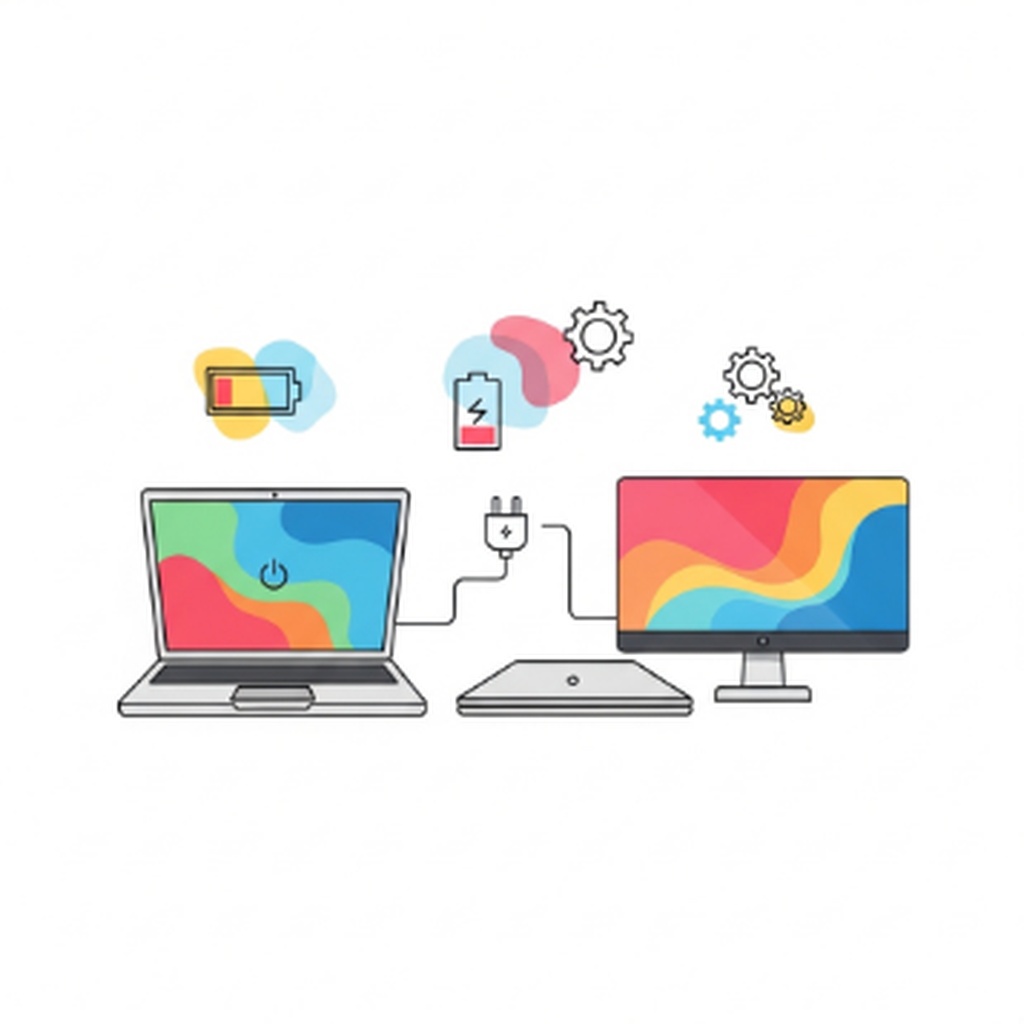 노트북 덮개 닫아도 모니터 화면 안 꺼지게 설정하는 방법