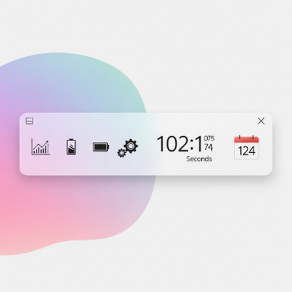 윈도우 작업표시줄 날짜 옆에 시 분 초까지 나오게 하는 방법