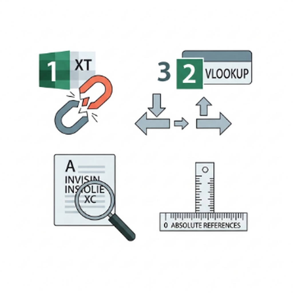 엑셀 VLOOKUP 함수 오류 날 때 데이터 형식 일치시키는 방법
