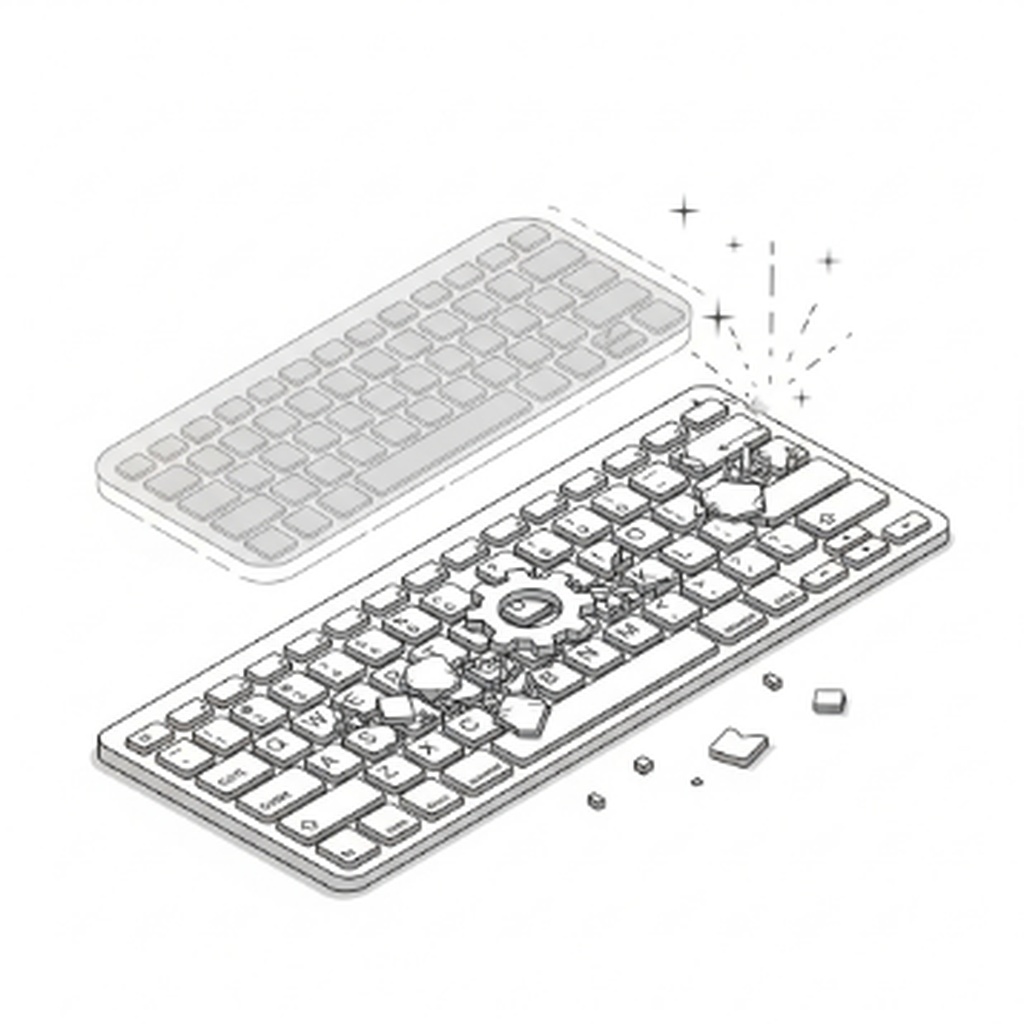 컴퓨터 자판 배열 오류 해결하고 화상 키보드 긴급 입력하는 방법