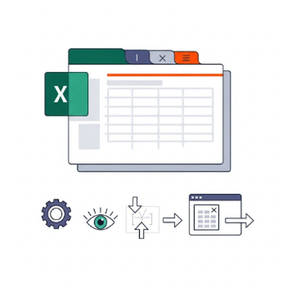 엑셀 시트 탭이 사라졌을 때 하단에 다시 보이게 설정하는 방법