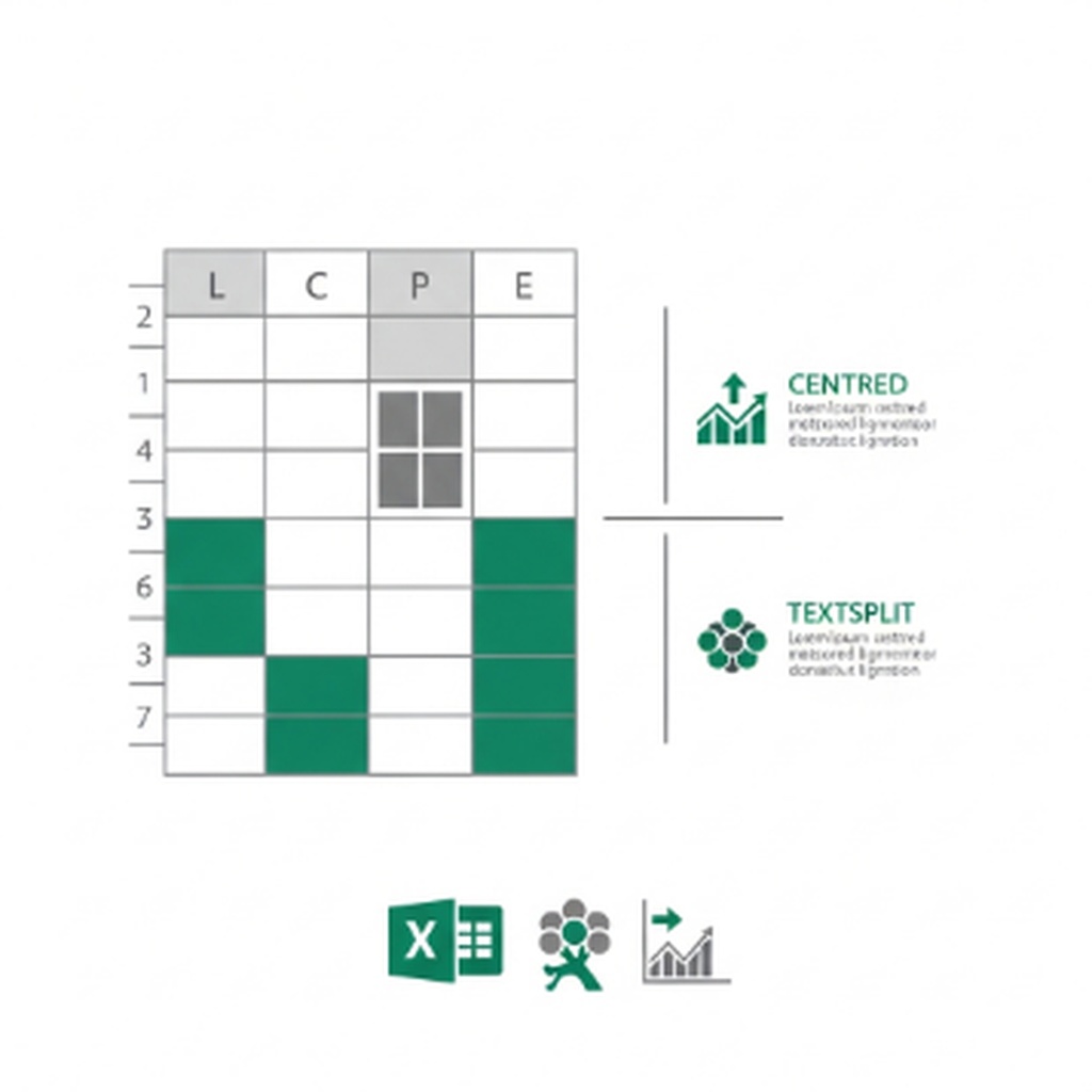 엑셀 줄 바꿈과 셀 병합 없이 텍스트 정렬하는 방법