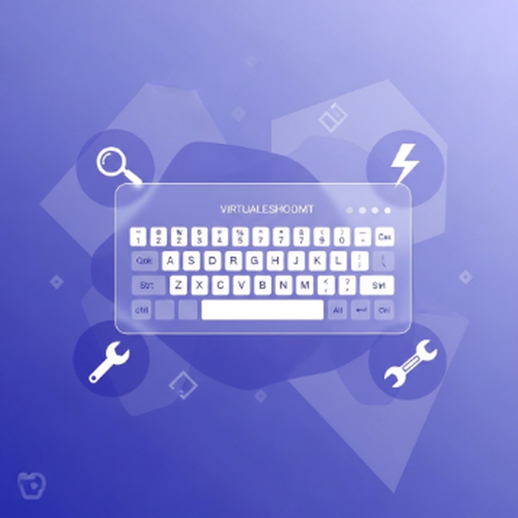 컴퓨터 자판 일부가 안 눌릴 때 임시방편으로 화상 키보드 띄우는 법