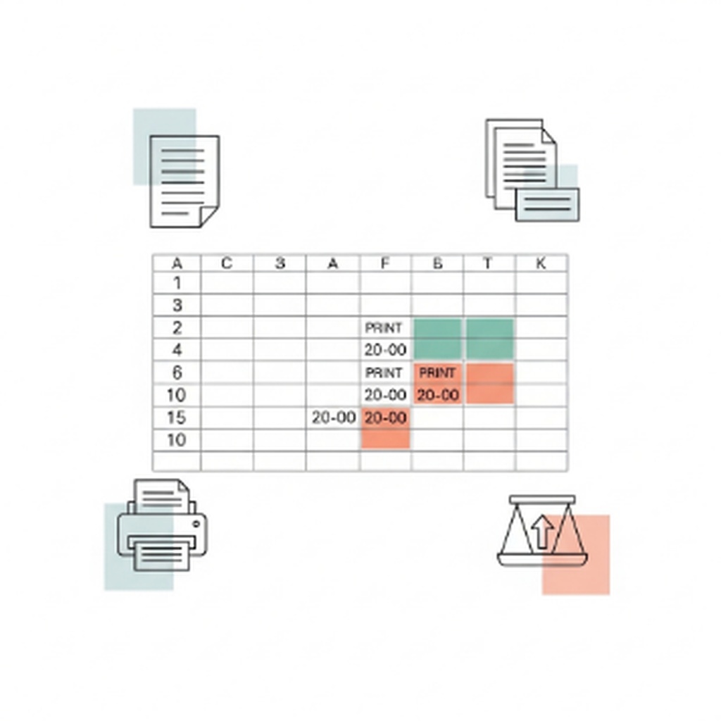 엑셀 인쇄 시 종이 한 페이지에 표 전체가 쏙 들어가게 맞추는 방법