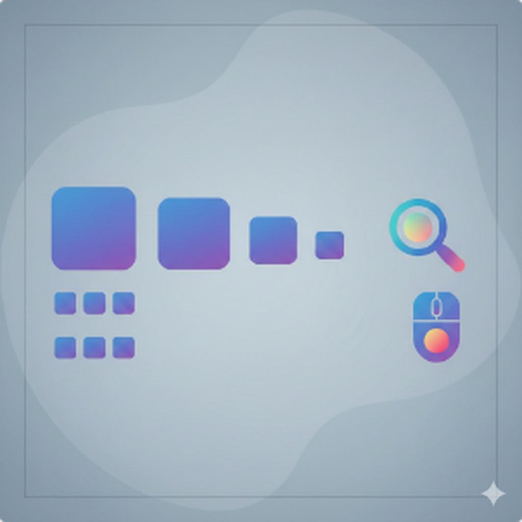 윈도우 바탕화면 아이콘 크기 조절과 기본 아이콘 생성 방법