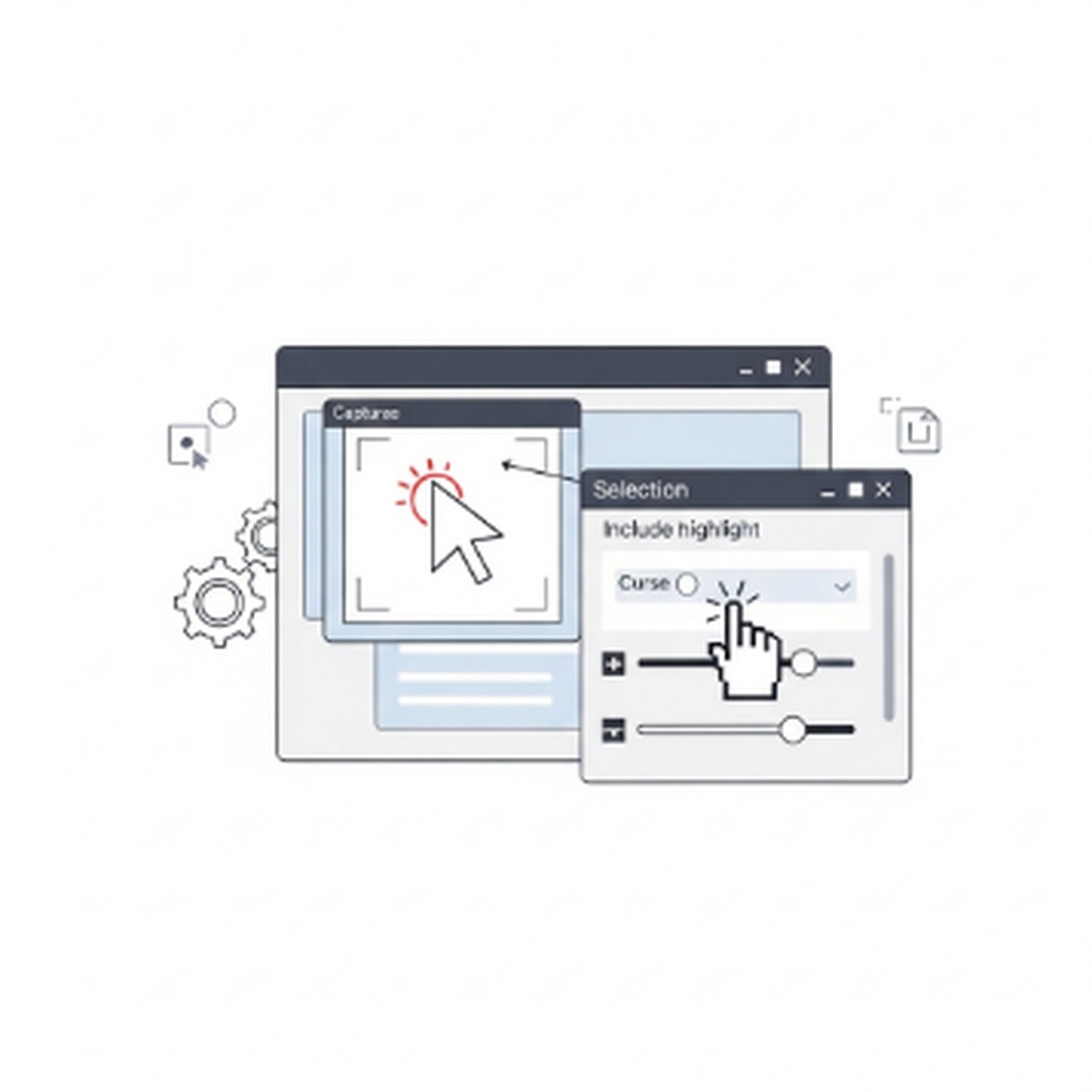 컴퓨터 화면 캡처 시 마우스 커서 포함 설정 및 오류 해결 방법