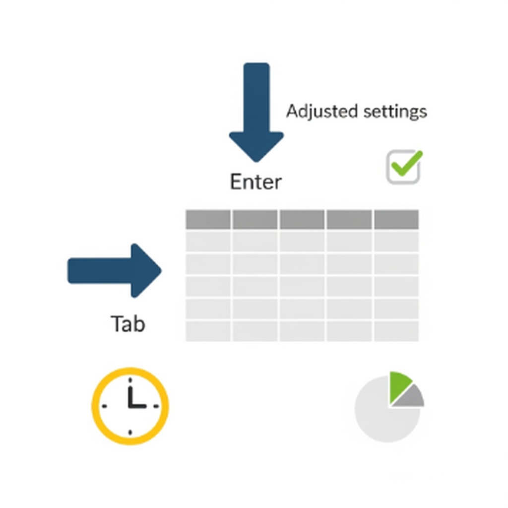 엑셀 엔터 방향 바꾸기 설정부터 셀 줄바꿈 단축키까지 완벽 방법