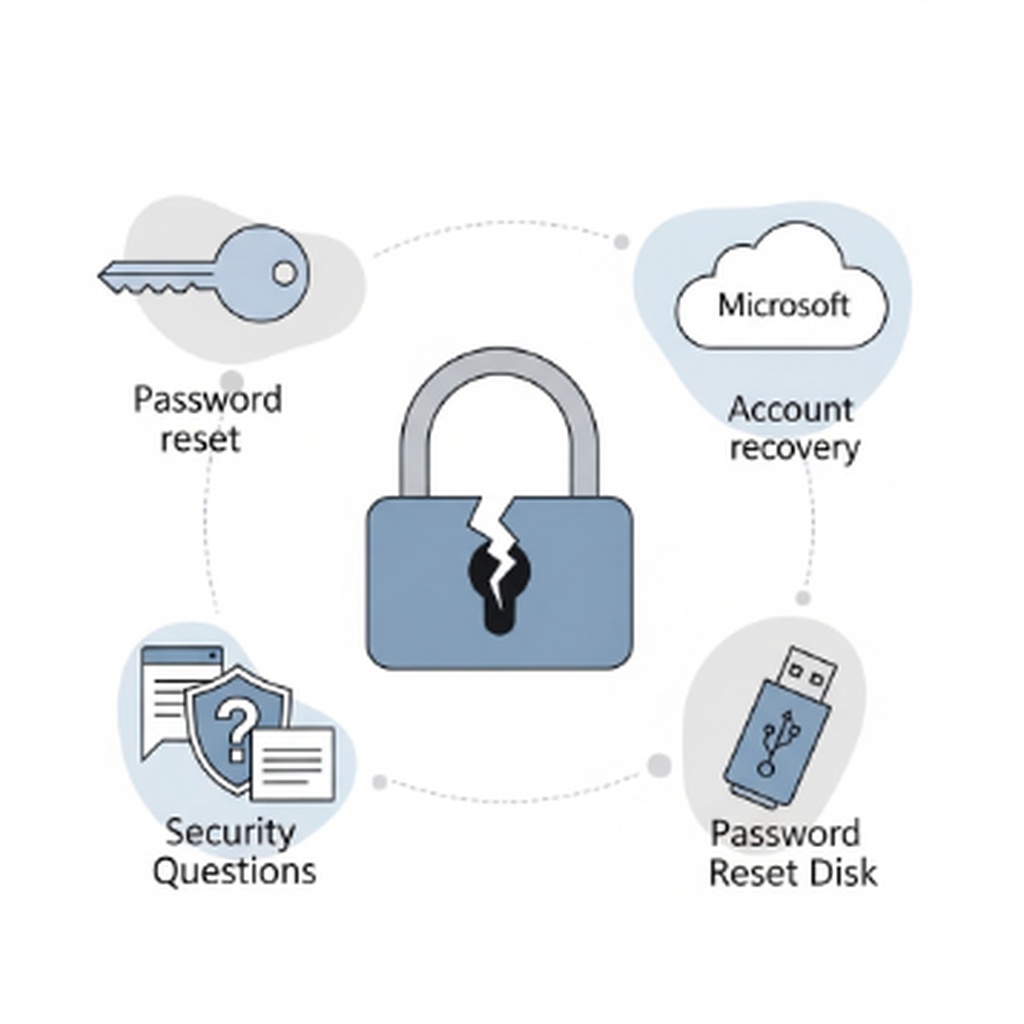 윈도우 비밀번호 까먹었을 때 초기화 없이 로그인하는 비상 방법