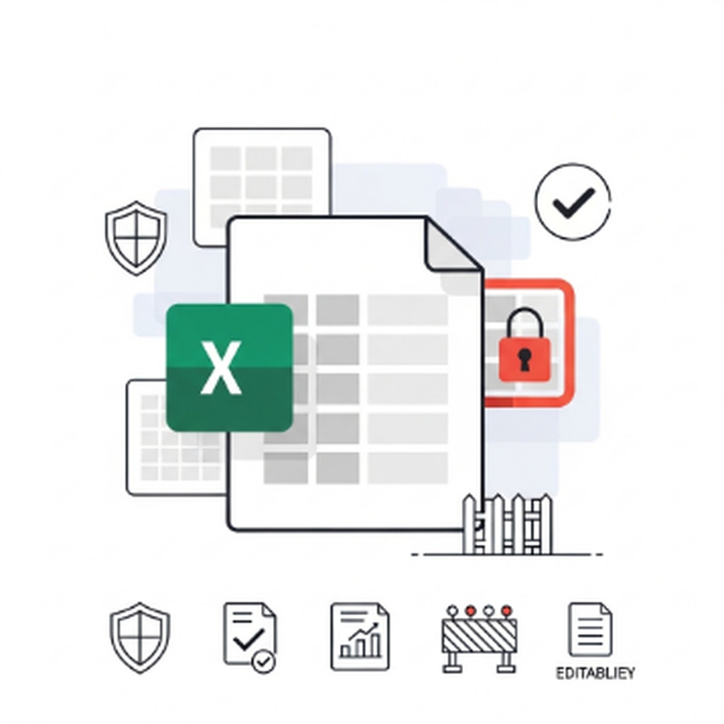 엑셀 시트 보호 비밀번호 설정 및 특정 셀만 수정 가능하게 하는 법