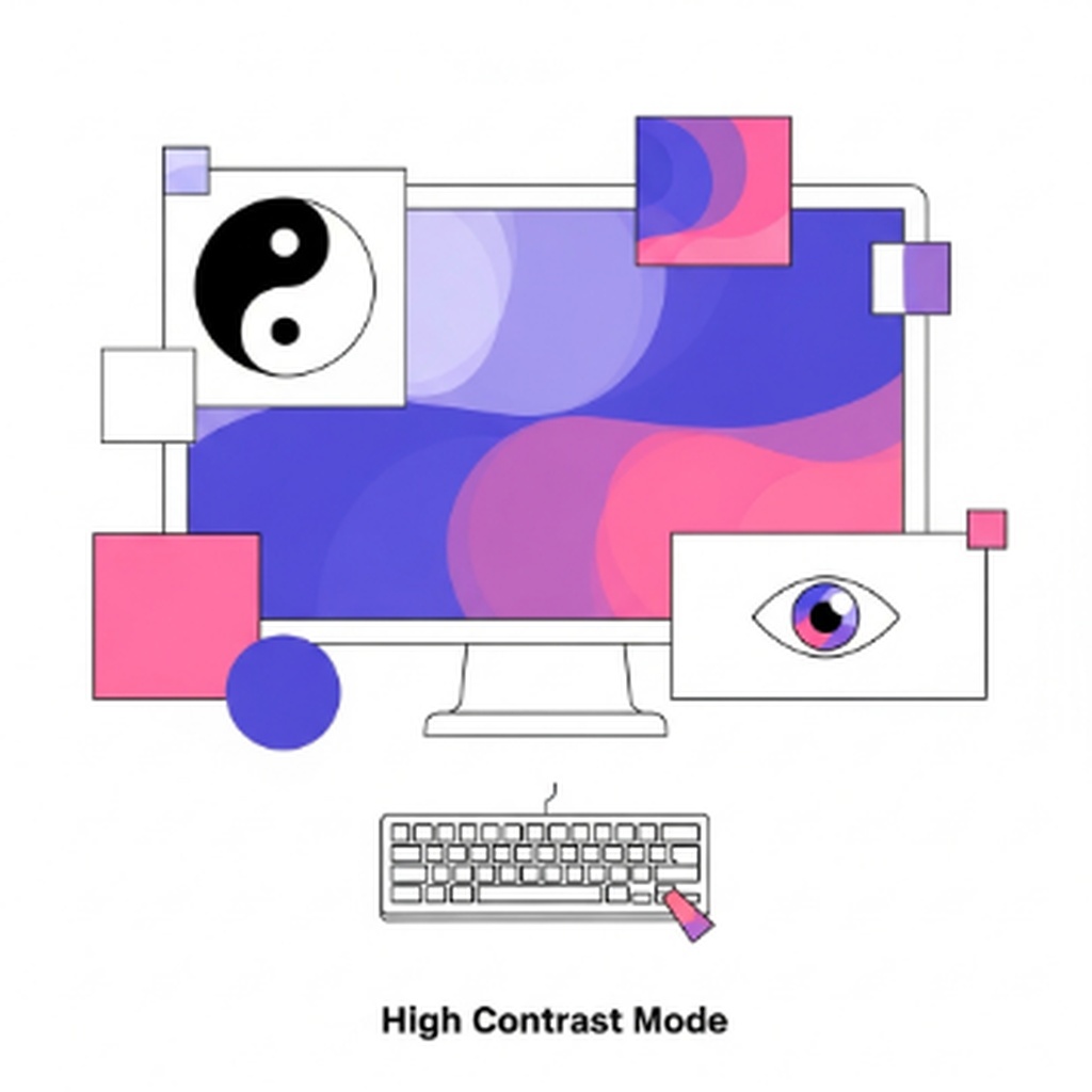 윈도우 10 11 고대비 모드 단축키로 화면 색상 반전 해결하는 법