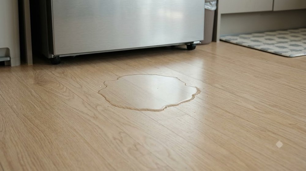 냉장고 바닥 물 고임 증상과 누수 확인