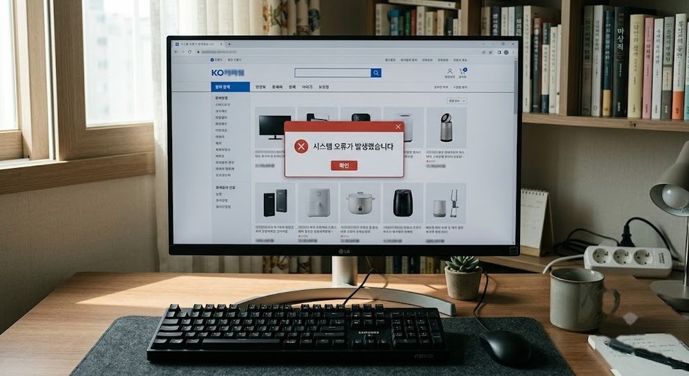 마인크래프트 런처 0x803f8001 오류 화면