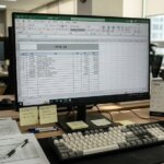 엑셀 셀병합 한번에 실행하는 화면