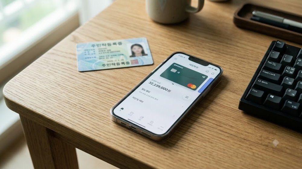 우리은행 오류 계좌 비밀번호 해제를 위한 스마트폰 화면